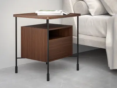 Passepartout Bedside Table 3D model