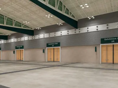Exhibition Hall  28 3D model