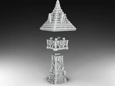 Tower 3D print model