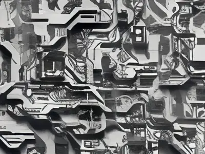 40 Seamless Sci-fi Patterns - ANCIENT TECHNOLOGY Texture