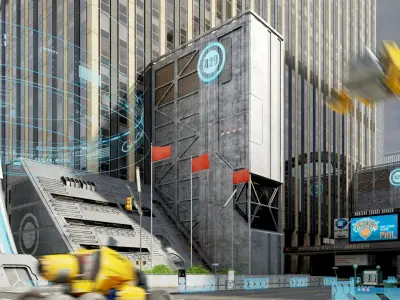  Sci Fi Metropolis City 