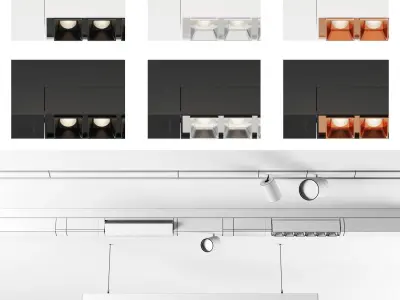 Supersystem Integral by Zumtobel 3D model