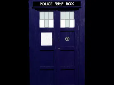 TARDIS-Exterior High Quality 3D model