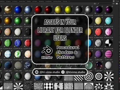 Assets in Your Library for Blender Users 3D model