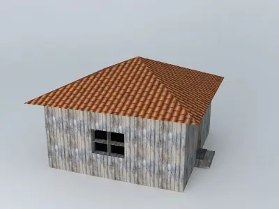 African Bungalo Free 3D model