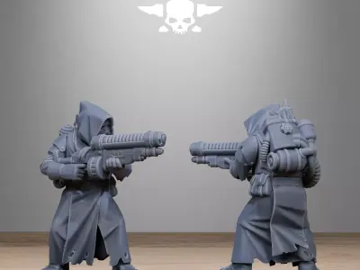 Scavenger Sanctum Infantry 3D print model
