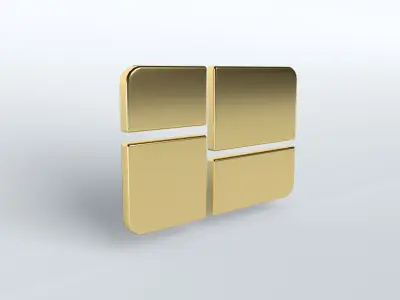 Windows 1 Logo v1 005 Free low-poly 3D model