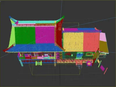 Ancient buildings Chinese Ancient architecture 3D model get