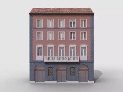 Classic Italian Building 2 3D model