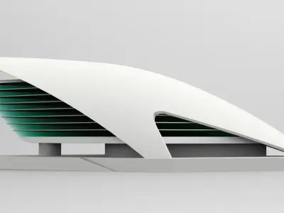 Architecture Famous model01 3D model