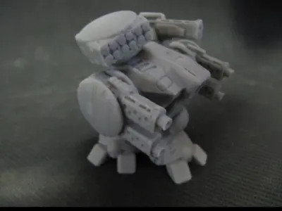CHIBI-TECH SD - DOMINATOR-IV DUO GUNPOD  3D print model