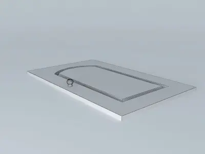 Beveled inner cabinet door Free 3D model