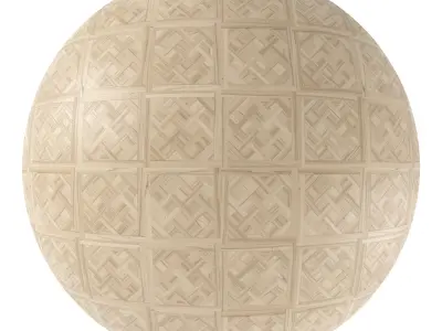 Parquet - Laminate - Wooden floor 4 in 1 3D model 9