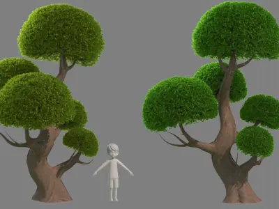  Cartoon Tree Collection 