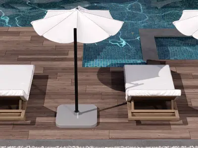 SWIMMING POOL NO76 A 3D model