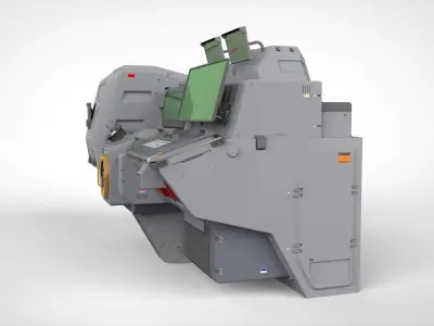 sci fi terminal 3 3D model