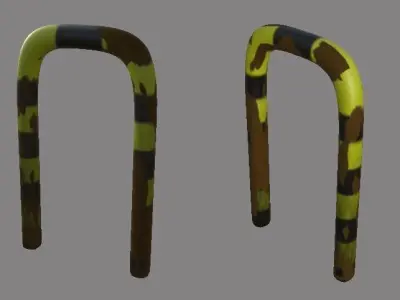 Parking Posts Free 3D model