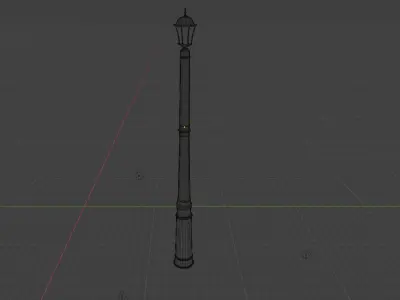 London Lamp post 3D model