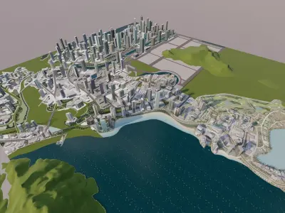  city- urban 3D model