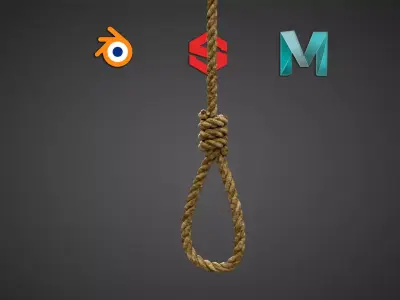 Hangman Low Poly Low-poly 3D model