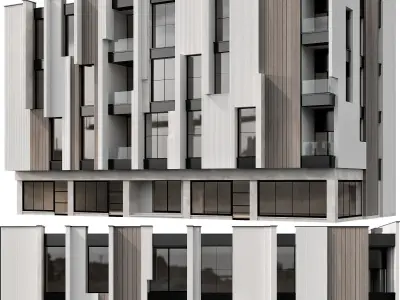 RESIDENTIAL BUILDING NO65 A 3D model