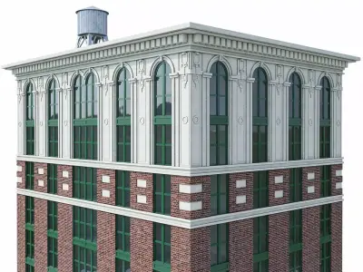 New York Building Low-poly 3D model purchase