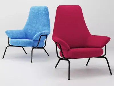 Hai Lounge Chair 3D model