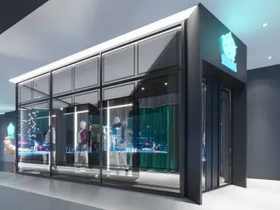 Bar the door head appearance 3D model