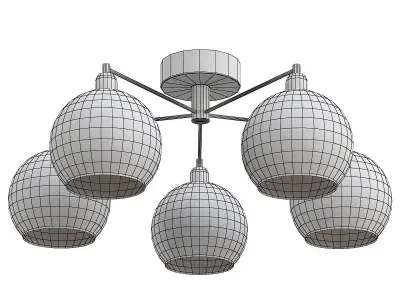 Arte lamp Rosaria A8564PL-5RB 3D model