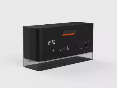 BC27 BRAUN LED DIGITAL ALARM CLOCK 3D model