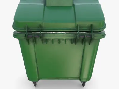 Dumpster v4 weathered 3D model
