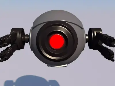 Sci fi drone 3D model UV Mapped