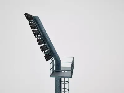 Stadium light box 3D model