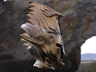 Sci-fi Centurion helmet 3D model