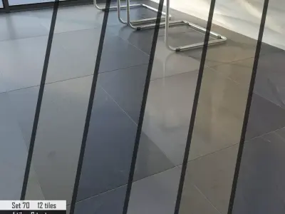 ABC Stone Set 3D model