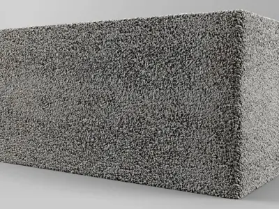 Concrete Block 3D model