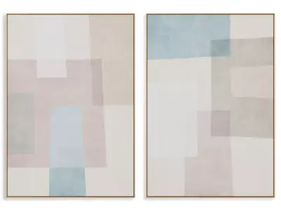 Abstract Painting Frame set 3D model 399