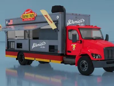  Schmidt Sausage Truck Food Rigged 