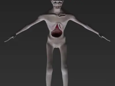 Zombie Character 3D print model