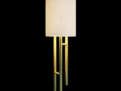 Modern Wall Lighting Low-poly 3D model