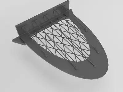 porch roof  3D model