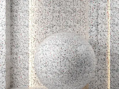 2 in 1 4k Terrazzo Confetti Vol 1 - seamless - pbr Texture