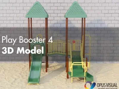 Play Booster 4 3D model