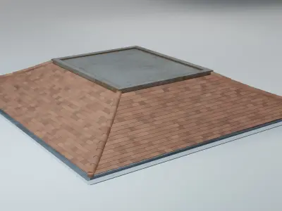 Roof ready 3D model purchase