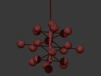 Italian Globe Cedar Moss Light 20 3D model