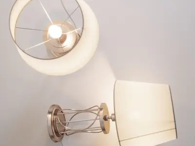 Desk lamp 3D model 44
