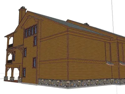 Creative Design-Holiday Cabin-084 3D model