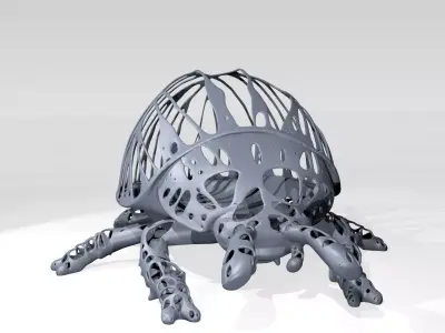 Ladybird Dust Voronoi 3D model