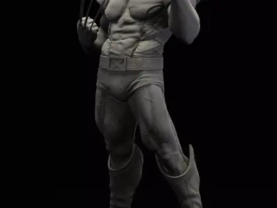 Fan Art of Wolverine  3D print model