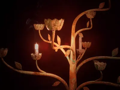 Candelabra Free 3D model